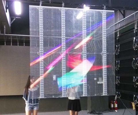 Китай Высокая яркость рекламируя прозрачную панель приведенную 20мм для стеклянной стены поставщик
