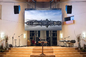 Крытая стена дисплея СИД HD P1.875-P4 видео- в фоне представления лекции по доски данным по церков поставщик
