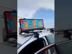 Полноцветный наружный водонепроницаемый экран P4 с двусторонней стороной IP 65 960 ммX 320 мм