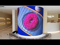 Самопроверка Гибкий светодиодный экран P4 Внутренний полноцветный светодиодный дисплей P4