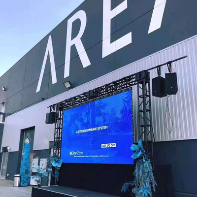 Бесшовная сборка Pixel Pitch P4.81 Rental LED дисплей с высокоточными алюминиевыми шкафами
