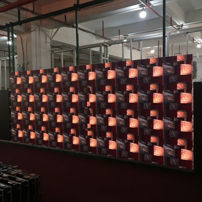 Высококачественный шкаф 480кс480мм алюминия модуля 320кс160мм ведиос стены полного цвета сдудио СМД ТВ дисплея СИД П2.5 крытый