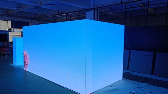 Китай На открытом воздухе дисплей приведенный п 4,81 прямоугольный, кубическое применение полного цвета конструкции столбца поставщик