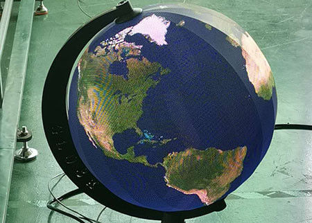 Китай Определение гибкого диаметра глобуса 0.5м полного цвета СМД экрана крытого П1.9 РГБ шарика СИД высокое поставщик
