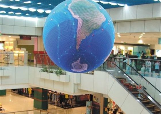 Крытый экран СИД сферы полного цвета P1.95mm 0.5m