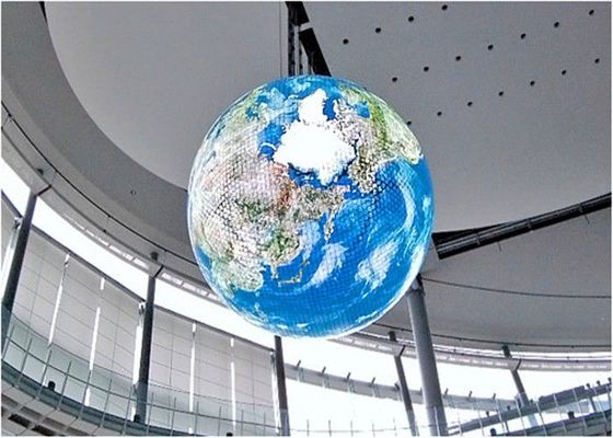 Крытый экран СИД сферы полного цвета P1.95mm 0.5m