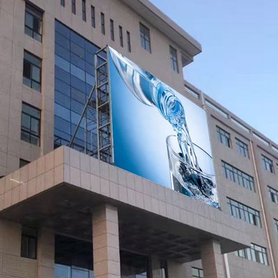 Дисплей СИД рекламы P4 6000cd/㎡ заливки формы алюминиевый арендный