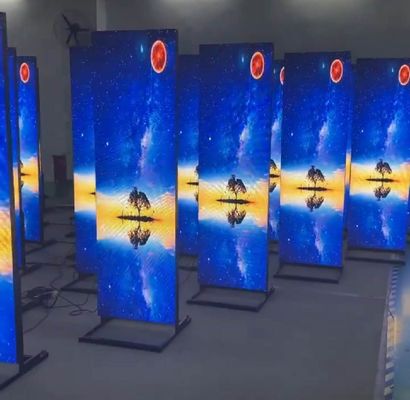 Дисплей СИД полного цвета средств массовой информации 760mmX1920mm плаката 3mm крытый